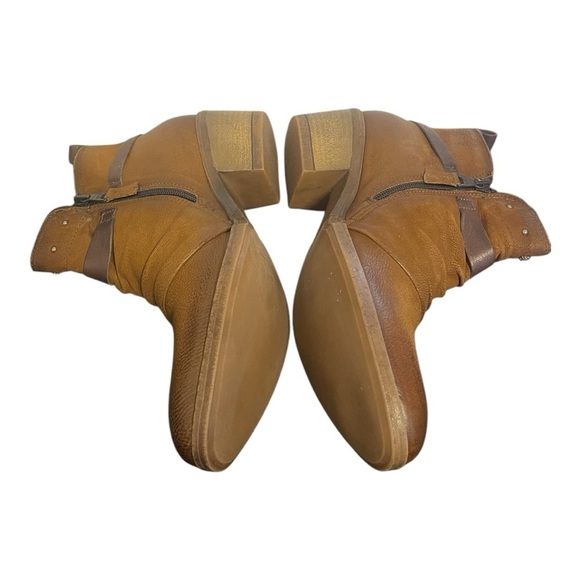 Miz Mooz Karima Leather Brown Western Ankle Buckle Boot Bootie EU 40 NIB - Picture 11 of 13